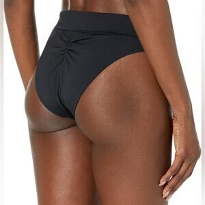 Prana Aurelia Bottom Swim Bikini black ruched back